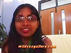 Shy Indian Girl Gives Very Slow Blowjob